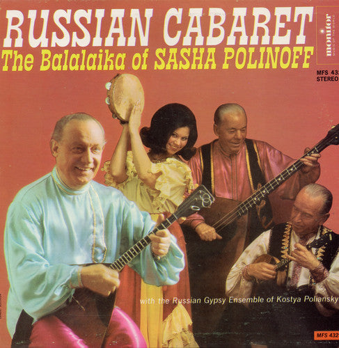 the album cover for Sasha Polinoff - Russian Cabaret: The Balalaika of Sasha Polinoff