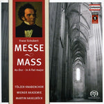 the album cover for Martin HaselbÃ¶ck - Mass 5 in a Flat Major / Offertory: Intende Voci