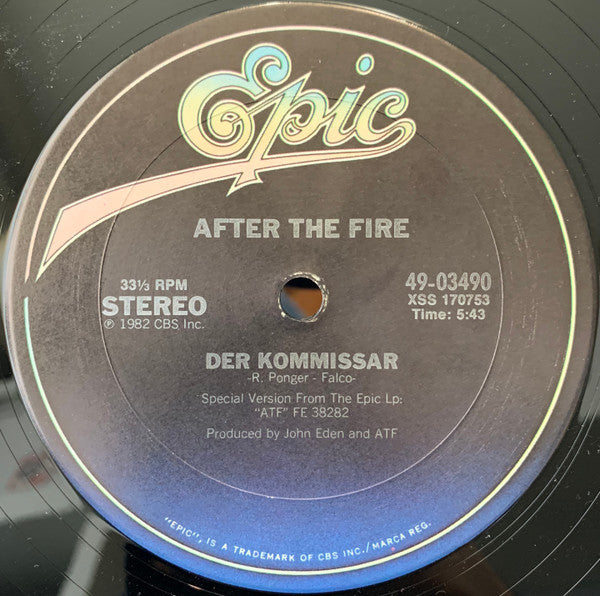 After The Fire : Der Kommissar (12", Car)