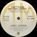 Janet Jackson : Don't Stand Another Chance (12", Maxi)