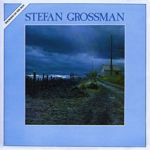 the album cover for Stefan Grossman - Thunder on the Run