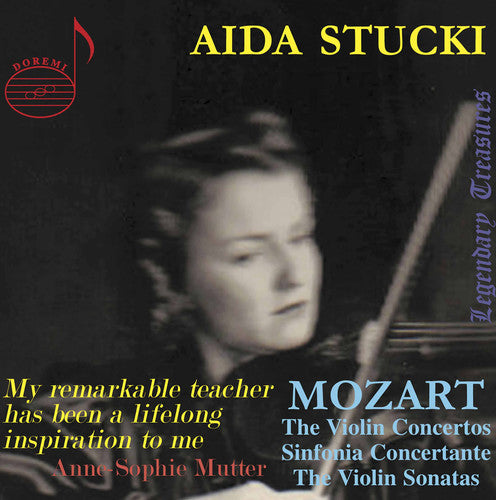 the album cover for Aida Stucki - Plays Mozart 1