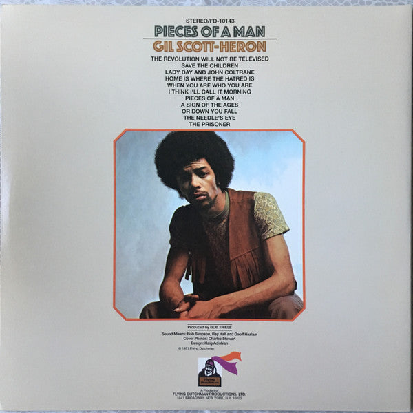 Gil Scott-Heron : Pieces Of A Man (LP, Album, RE, Gat)