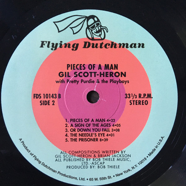 Gil Scott-Heron : Pieces Of A Man (LP, Album, RE, Gat)