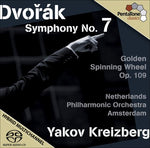 the album cover for Yakov Kreizberg - Symphony No 7 Golden Spinning Wheel