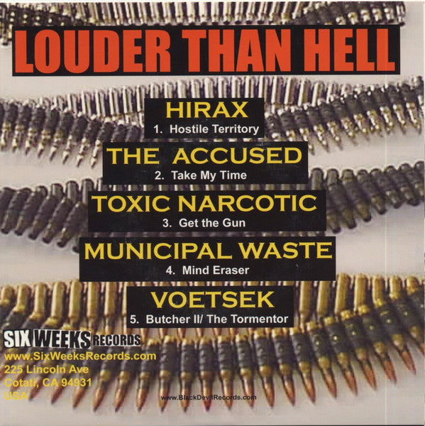 Various : Louder Than Hell (7", Comp)