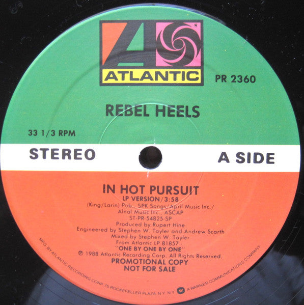 Rebel Heels : In Hot Pursuit (12", Promo)