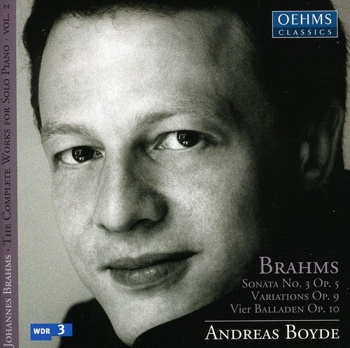 the album cover for J. BRAHMS - Complete Works for Solo Piano