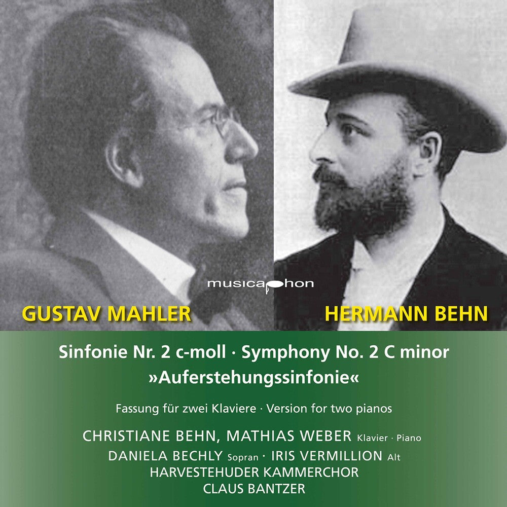the album cover for Mahler / Behn / Weber / Bechley / Vermillion - Sym 2
