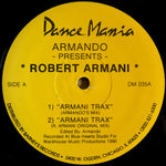Armando Presents Robert Armani : Armani Trax (12")