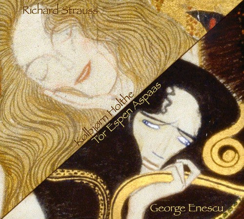 the album cover for Strauss / Enescu / Holthe / Aspaas - Sonata for Violin & Piano