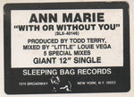 Ann-Marie : With Or Without You (12", Promo)