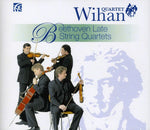 the album cover for Wihan Quartet - Late String Quartets