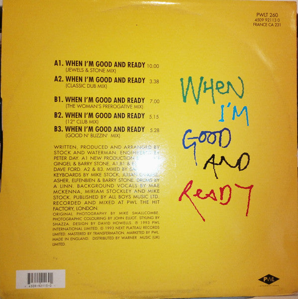 Sybil : When I'm Good And Ready (12")