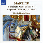 the album cover for Giorgio Koukl - Complete Piano Music 6