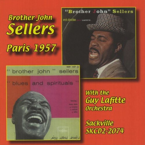 the album cover for Brother John Sellers - Paris 1957