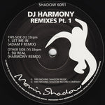 DJ Harmony : Remixes Pt. 1 (10")