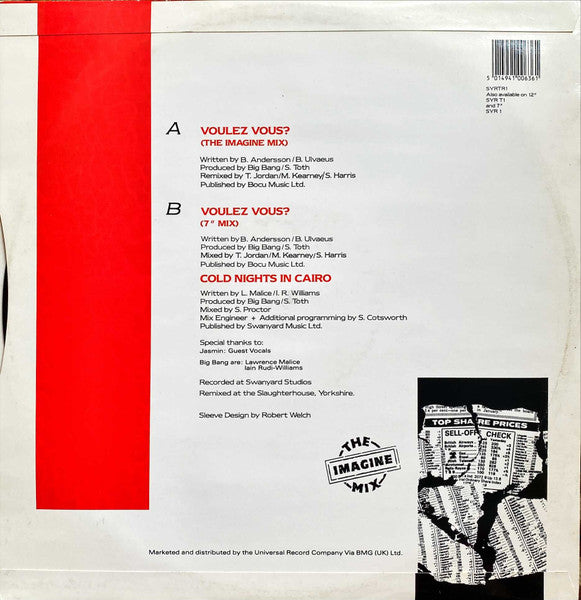 Big Bang (7) : Voulez Vous? (The Imagine Mix) (12")