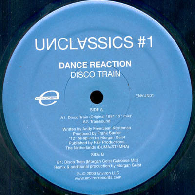 Dance Reaction : Disco Train (12")