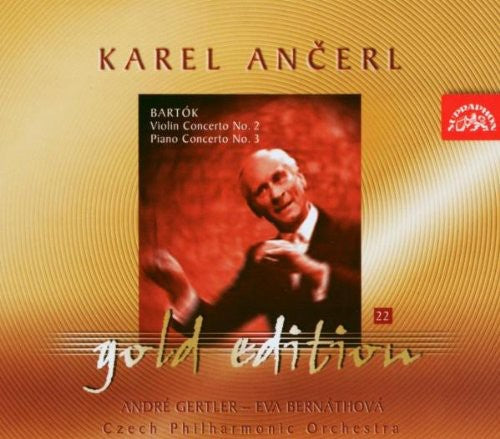 the album cover for Eva Bernathova - Ancerl Gold Edition 22: Concertos