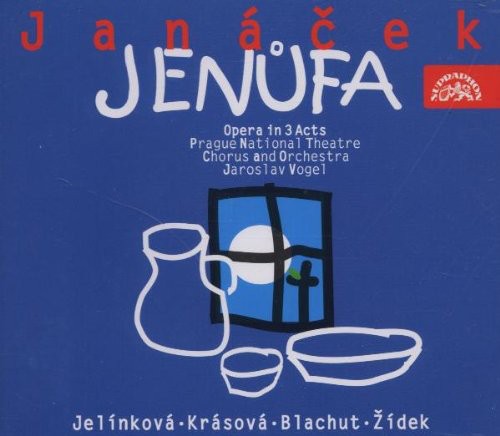 the album cover for Jelinkova/Krasova/Blachut/Zide - Jenufa