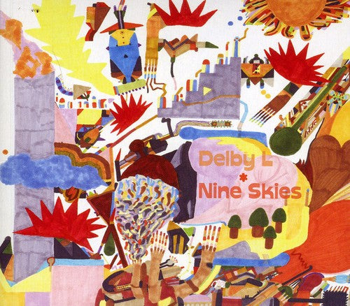 the album cover for Delby L - Nine Skies