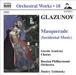 the album cover for Dmitry Yablonsky - Orchestral Works 18 (Masquerade)
