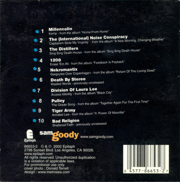 Various : Extreme Sound Sampler (CD, Promo, Smplr, Blu)