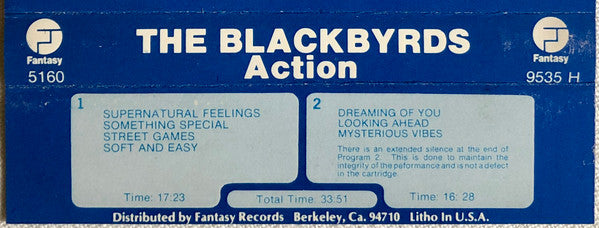 The Blackbyrds : Action (Cass, Album)