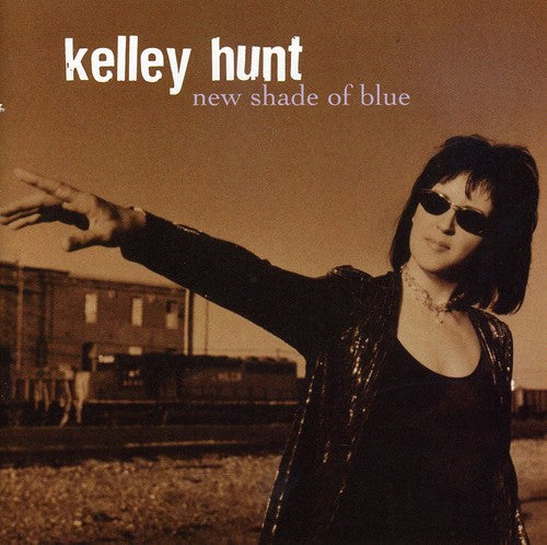 the album cover for Kelley Hunt - New Shade of Blue