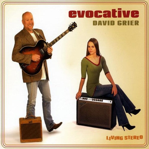 the album cover for David Grier - Evocative