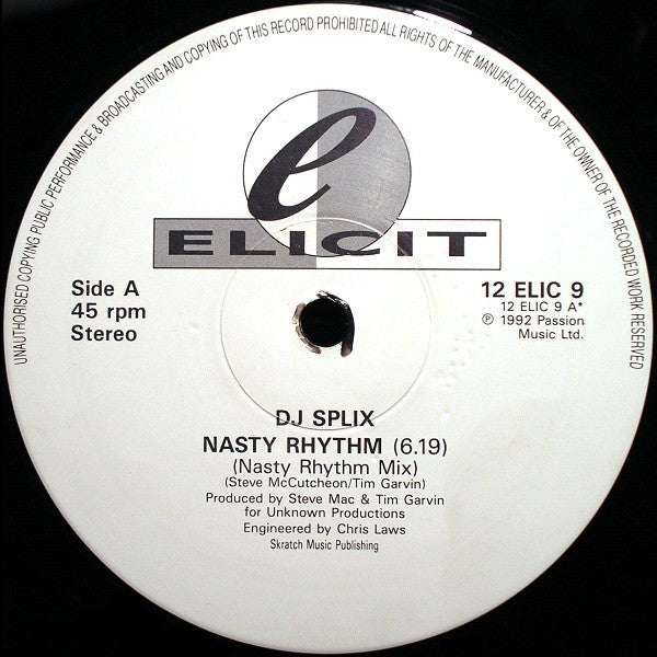 DJ Splix : Nasty Rhythm (12")