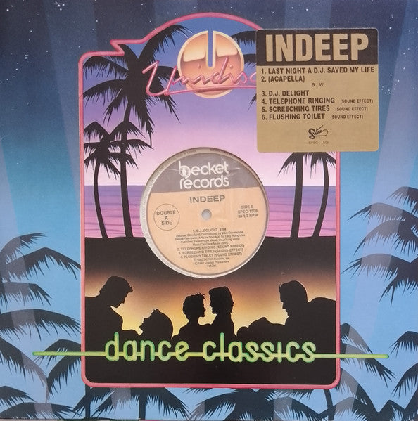 Indeep : Last Night A D.J. Saved My Life (12", RE)