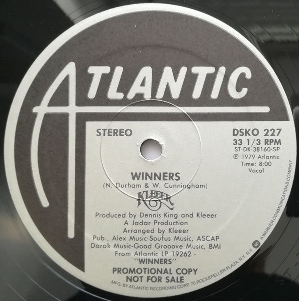 Kleeer : Winners (12", Promo)