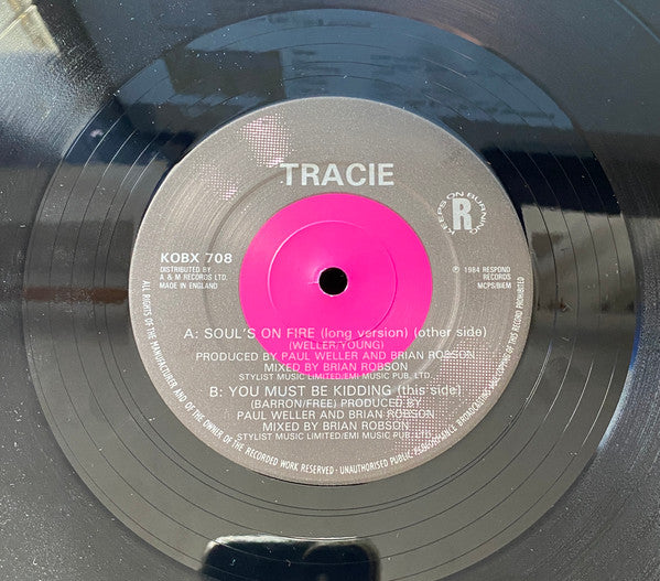 Tracie* : Souls On Fire (Long Version) (12")