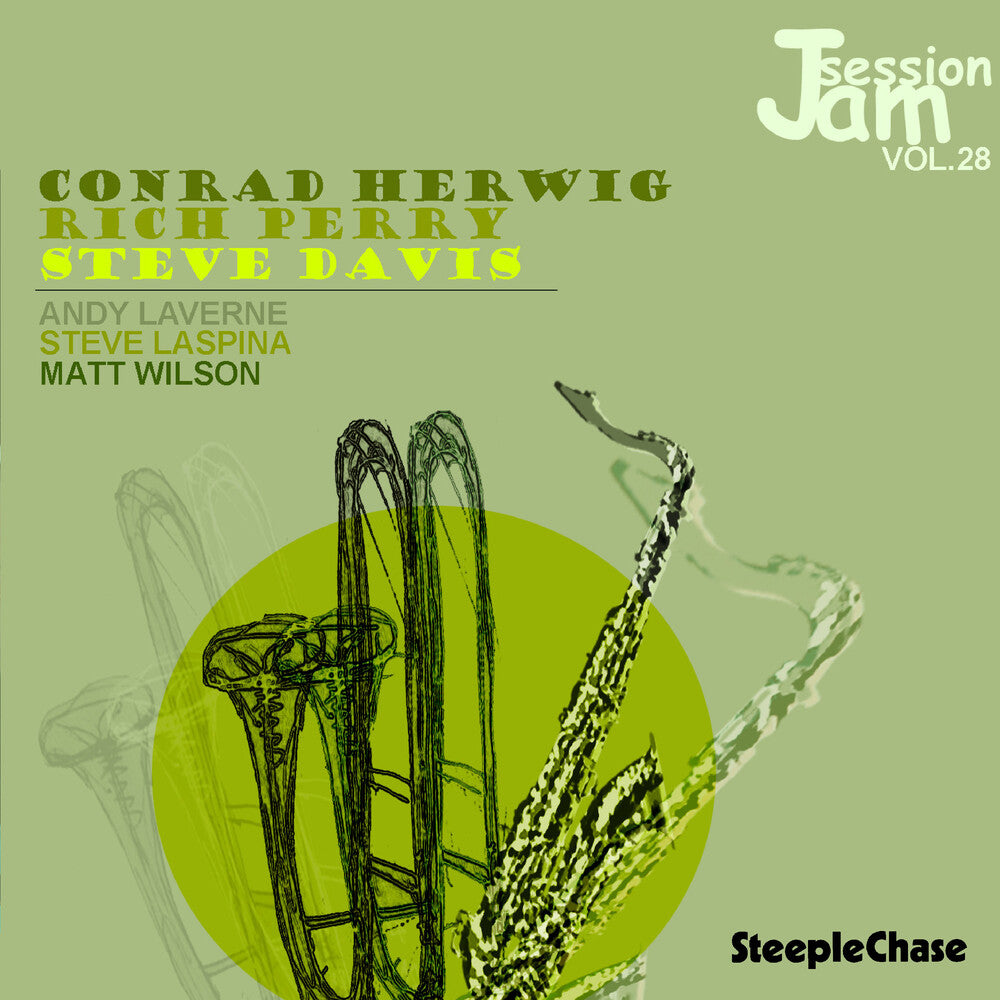 the album cover for Herwig/Perry/Davis - Jam Session, Vol. 28