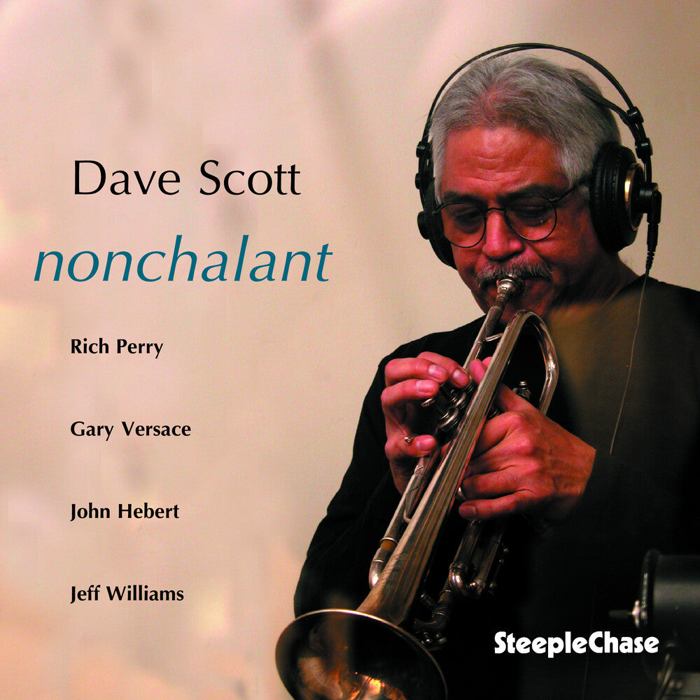 the album cover for Dave Scott - Nonchalant