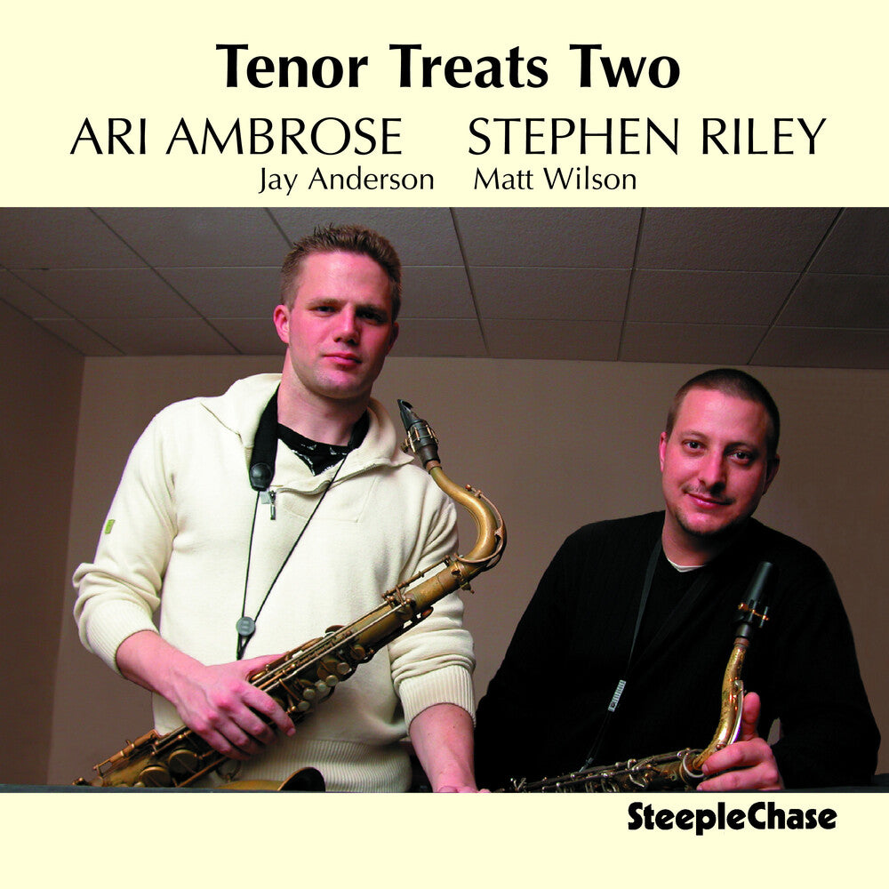 the album cover for Ari Ambrose - Tenor Treats Two
