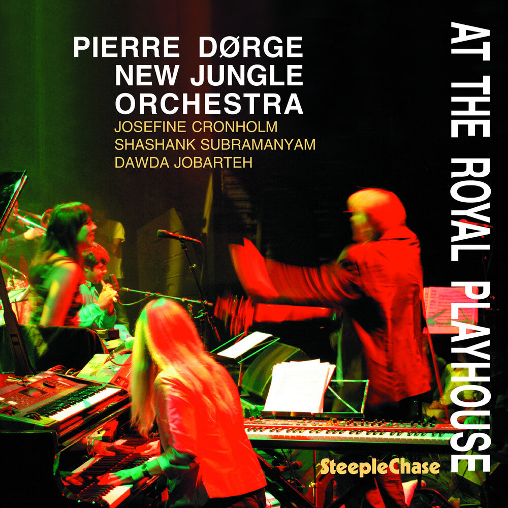 the album cover for Pierre DÃ¸rge - At the Royal Playhouse