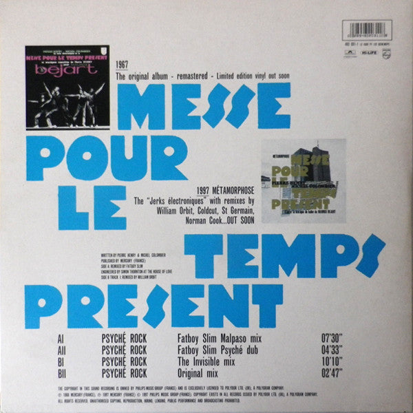 Pierre Henry, Michel Colombier : Psyché Rock (12", Single)