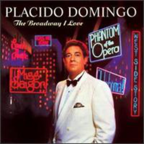 the album cover for Pl cido Domingo - On Broadway