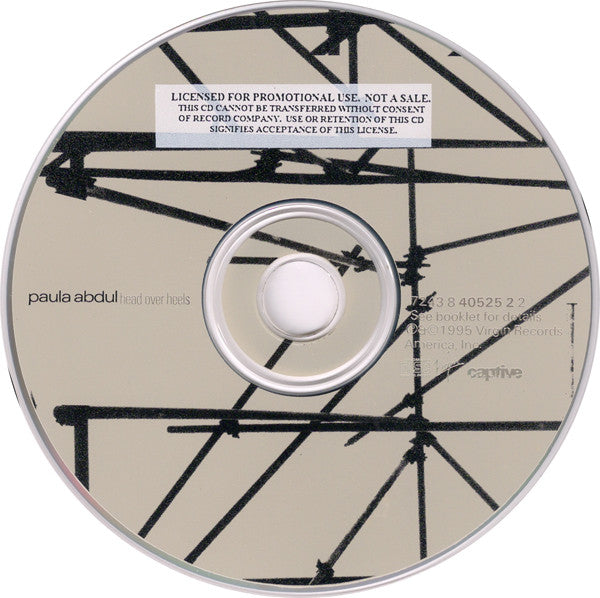 Paula Abdul : Head Over Heels (CD, Album, Promo)