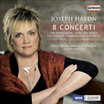the album cover for CHRISTINE SCHORNSHEIM - 8 Concerti for Harpsichord / Piano & Organ
