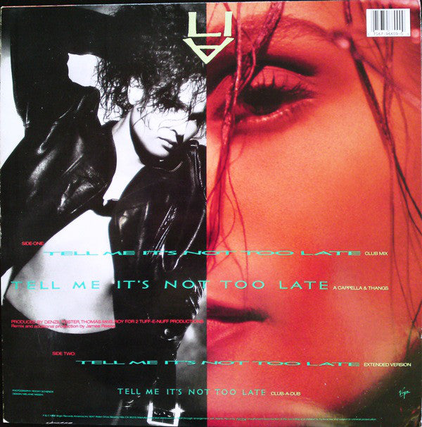 Lia* : Tell Me It's Not Too Late (12")