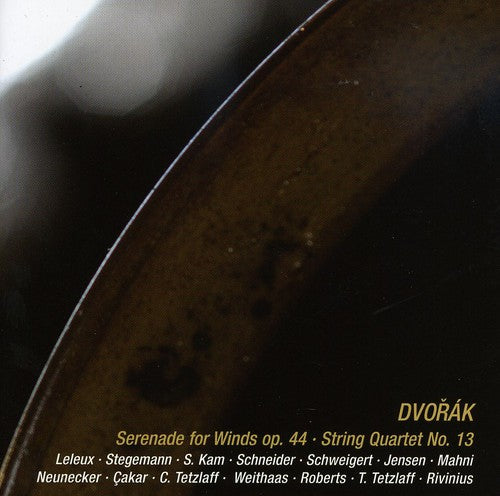 the album cover for A. DVORAK - Wind Serenade & String Quartet