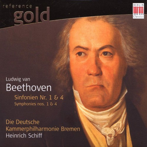 the album cover for L.V. Beethoven - Symphonies 1 & 4 [Remastered] [Digipak] (Rpkg)