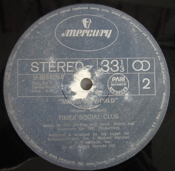 Timex Social Club : Mixed Up World (12", EP)