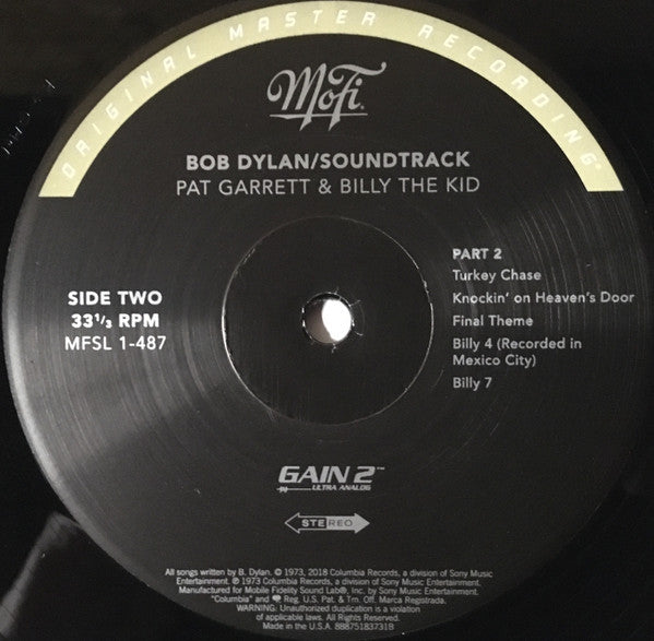 Bob Dylan : Pat Garrett & Billy The Kid (Soundtrack) (LP, Album, Ltd, Num, RE, RM, 180)