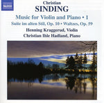 the album cover for Henning Kraggerud - Music for Violin & Piano 1