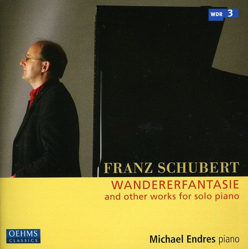 the album cover for F. SCHUBERT - Wandererfantasie & Other Works for Solo Piano